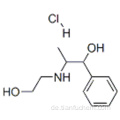 Benzolmethanol, a- [1 - [(2-Hydroxyethyl) amino] ethyl] -, Hydrochlorid (1: 1) CAS 63991-20-8